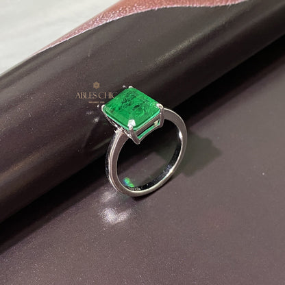 Emerald Bridal Ring R0881