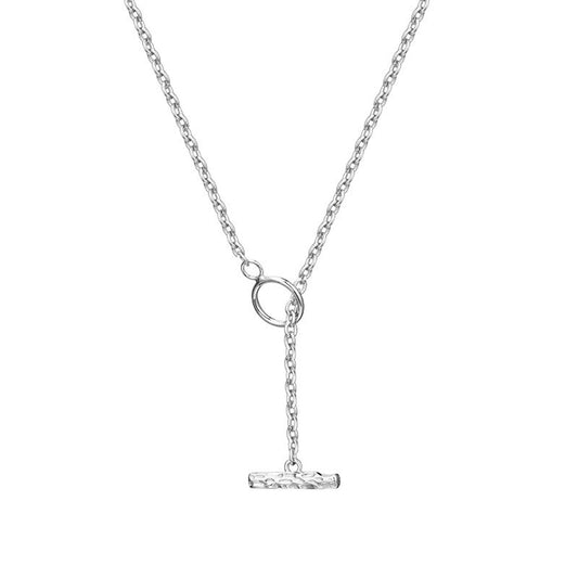 T-bar Cable Chain Necklace N1019