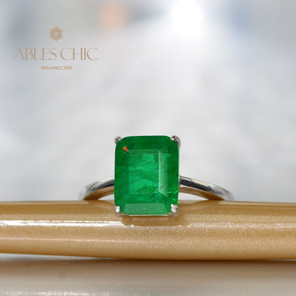 Emerald Bridal Ring R0881