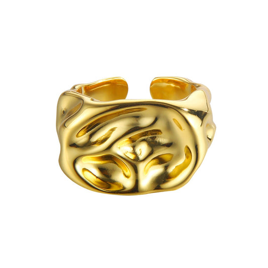 Abstract Liquid Thick Ring R1110