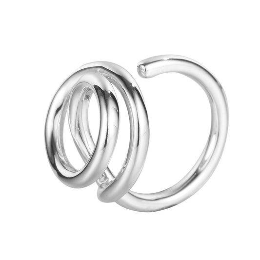 Thick Wire Asymmetrical Ring R1124