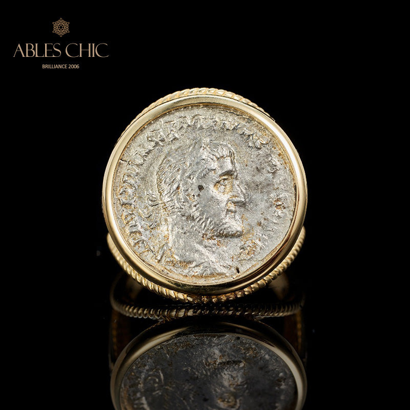 Byzantine Didrachm Coin Ring