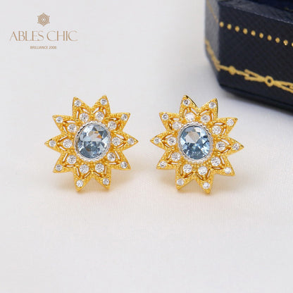 Floral Star Earrings 5627