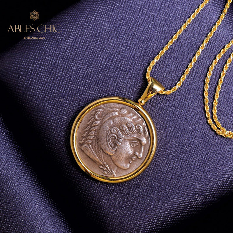 Roman Coin Necklace 5718