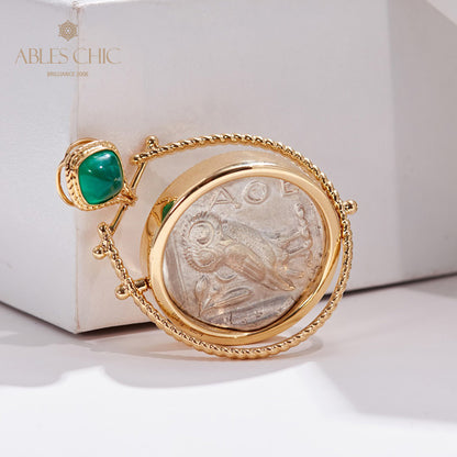 Athena Reversible Medallion Pendant Only