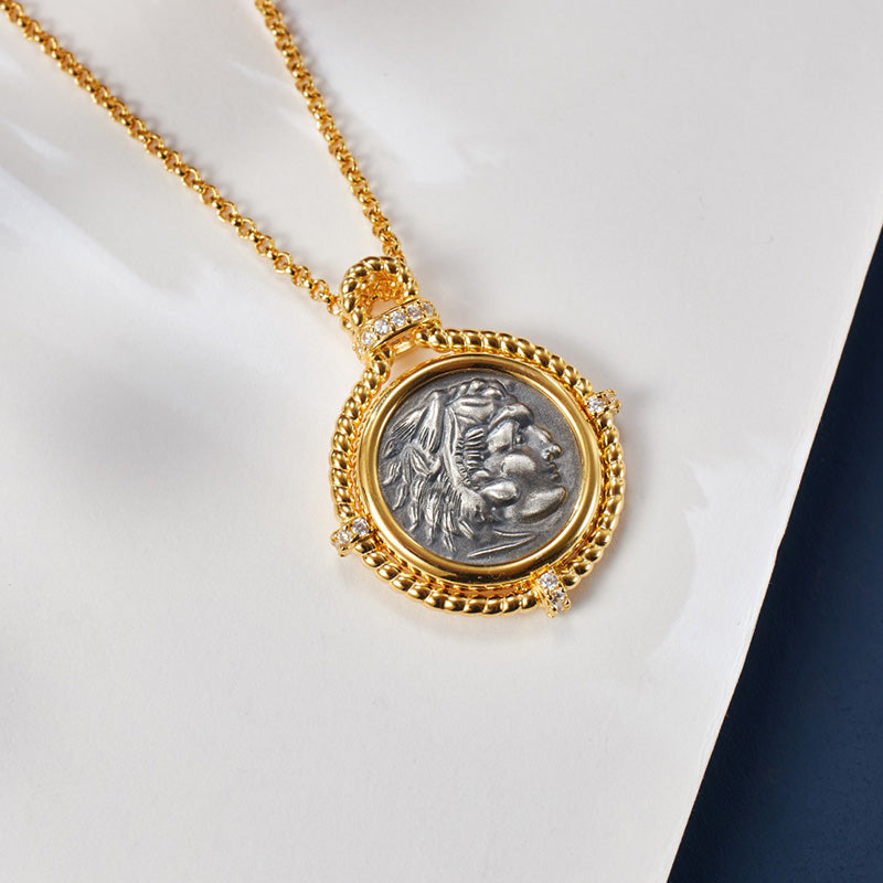 Byzantine Coin Replica Necklace 6056