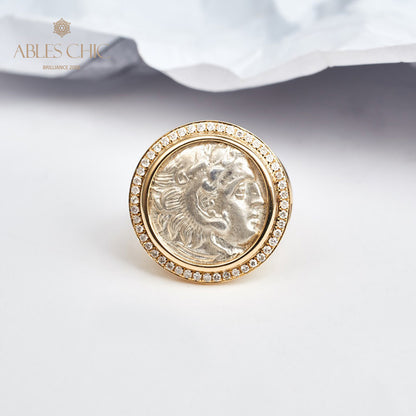 Ancient Heracles Coin Ring