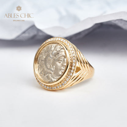 Ancient Heracles Coin Ring